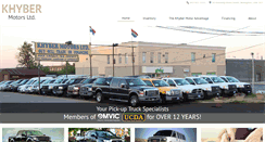 Desktop Screenshot of khybermotors.com